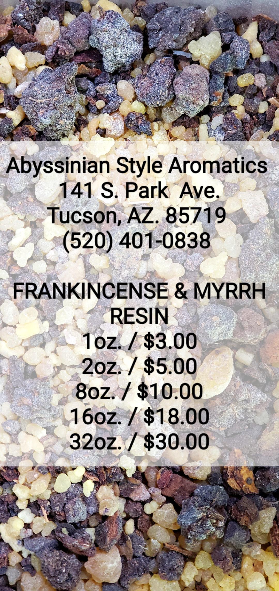 Frankincense & Myrrh Resin